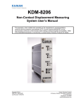 KDM-8206 System User`s Manual