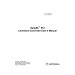 Suite56 PCI Command Converter User`s Manual