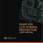 SNAP-ON LCD SCREEN PROTECTOR