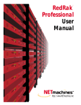RedRak™ Professional User Manual