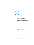 Agilent G3185B QuickSwap Accessory Reference Manual