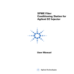 SPME Fiber Conditioning Station for Agilent GC Injector User Manual