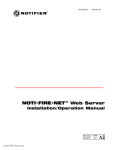 Notifier – NFN Web Server Manual