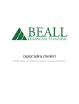 Digital Safety Checklist - Beall Financial Planning, Inc.