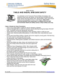 005 Table and Radial Arm Saw Safety