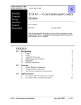 ICD 14 — Core Instrument Control System