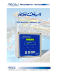 BECSys 3 OM - Aquatic Specialty Services