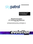 Skypatrol Evolution - TT8740AT001 - AT Commands