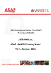 ASAP HIVAIDS Costing Model User Manual