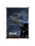 Flir H Series Operators Manual