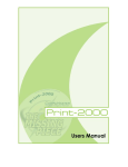 Print-2000 User Manual - Twin Data Corporation