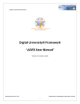 Digital University® Framework “ADES User Manual”