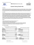 BIOCHAIN INSTITUTE, INC. Express Cloning Checker Kits