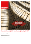 USB Card Reader (Desktop & MFP)