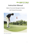 Instruction Manual - Albatros Golf Solutions
