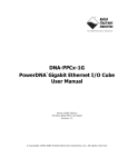 DNA-PPCx-1G PowerDNA® Gigabit Ethernet I/O Cube User Manual