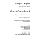 Sample Chapter GraphicConverter 4.4