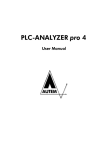 Manual PLC-ANALYZER pro 4