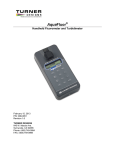 AquaFluor Handheld Fluorometer/Turbidimeter