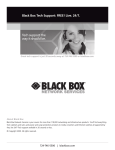 Black Box Tech Support: FREE! Live. 24/7. Tech support the way it
