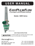 Conserver Flowmeter User Manual