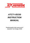 ATC71-ISO30 INSTRUCTION MANUAL