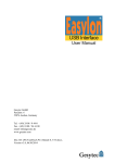Easylon USB Interface User Manual