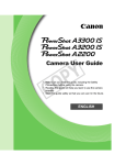 Canon A3300 User Manual