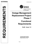 Outage Management Replacement Phase 1