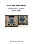 S360 Stereo Panner, Imager User Manual