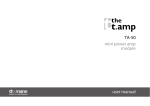 TA-50 mini power amp module user manual