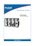 PLX3x User Manual - ProSoft Technology