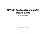 TOPAZ® XL Desktop Magnifier User`s Guide
