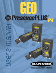 PresencePLUS P4 GEO/GEO 1.3 User`s Manual