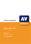 Summary Report 2012  - AV