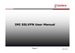 IMI SSLVPN User Manual