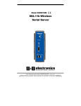 ESR901WB - Manual - 802.11b Wireless Serial