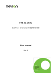 FRS-3G-DUAL User manual