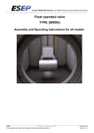 ESEP User Manual Flow Control Type SWDS