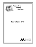 PowerPoint 2010-Manual - Human Resources | Maricopa