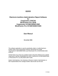 Electronic Auditron Administration Report Software
