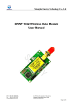 SRWF-1022 Wireless Data Module User Manual