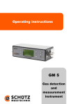 Operating instructions GM 5