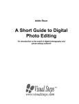 A Short Guide to Digital Photo Editing