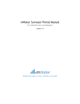 mWater Surveyor Portal Manual