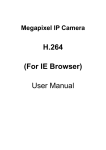 H.264 (For IE Browser) User Manual
