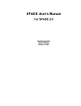 SPADE User`s Manual