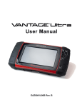 VANTAGE Ultra User Manual - Snap-on