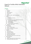 PaperCut MF - Toshiba SDK2 Embedded Manual