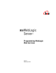 Programming WebLogic Web Services